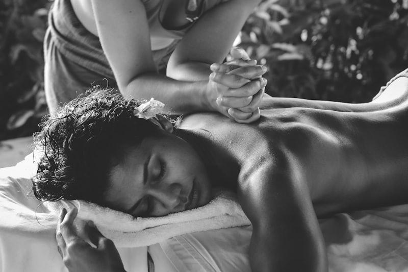 Relaxing massage treatment